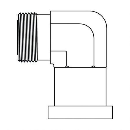 Tompkins Hydraulic Fitting-Flange24MORFS-20FL C62 90 FORGED FGFF6892-24-20